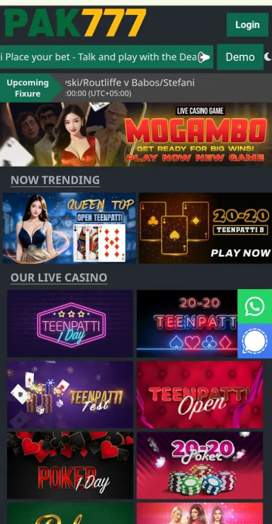 PAk777 game APK Download