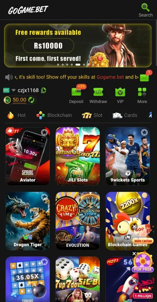 gogame bet new earning app