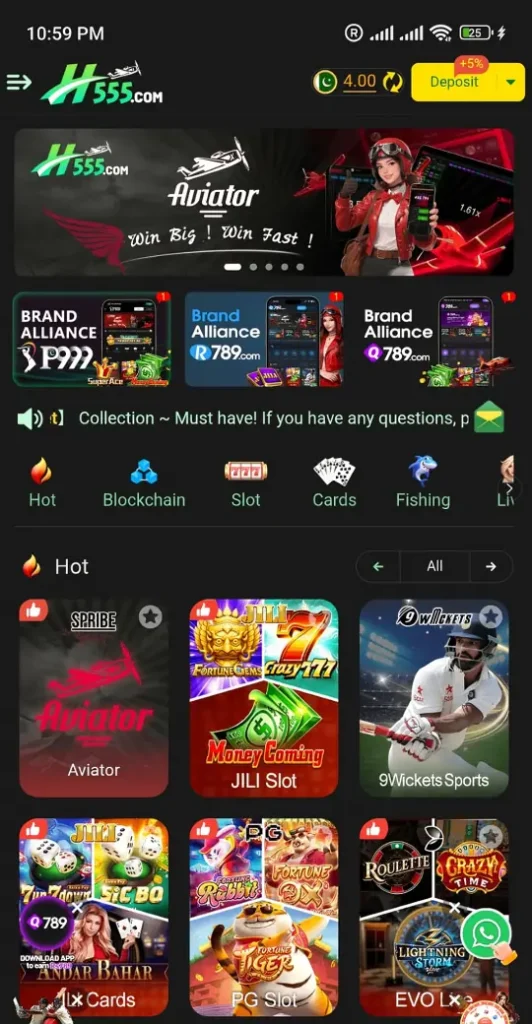 x555 Game best earning app