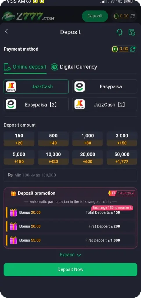 z777 game online real money platform